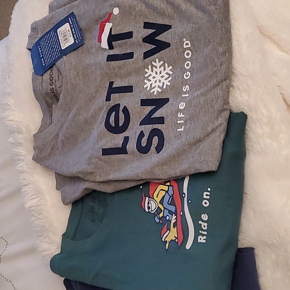 LIFE IS GOOD π WInter Collection - Price is Per Shirt! - RRP$32 NWT - You $21 - Picture 2 of 10